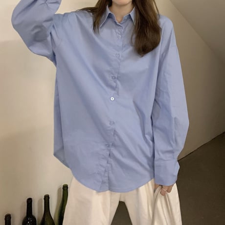 2点セット シャツ ニットベスト Vネック レイヤード ゆったり トップス レトロ 韓国ファッション レディース 大人可愛い ガーリー カジュアル DTC-652316612772