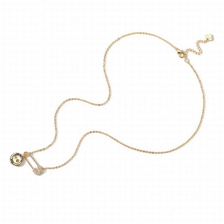 スターリングシルバー ネックレス レディース セーフティーピン 安全ピン シルバー925 チェーン付 シンプル アクセサリー (DTC-586920995424)