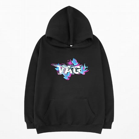 ユニセックス プルオーバー パーカー VAG 鳥 プリント オーバーサイズ 大きいサイズ 韓国ファッション メンズ レディース 韓国ストリートファッション DTC-628001440744