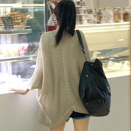 レディース カーディガン 薄手 ゆったり ドロップショルダー 体型カバー フェミニン UVケア 冷房対策 韓国ファッション (DCT-548444657239)