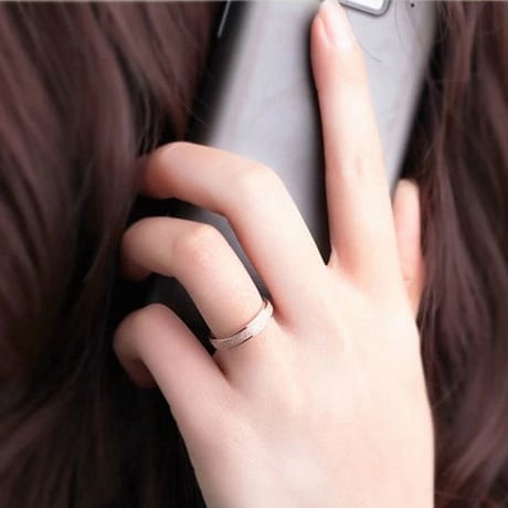 リング つや消し 金属アレルギー対応 韓国アクセサリー レディース メンズ ペアリング 指輪 ピンクゴールド チタン DTC-560418744159