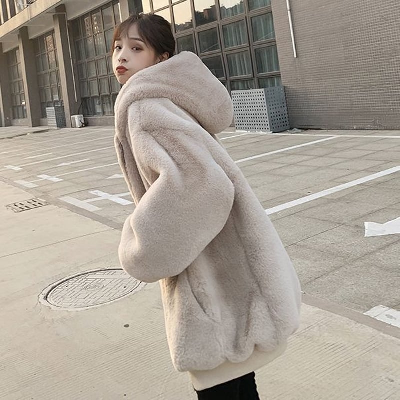 ボアブルゾン ファーブルゾン アウター ファーコート フェイクファー