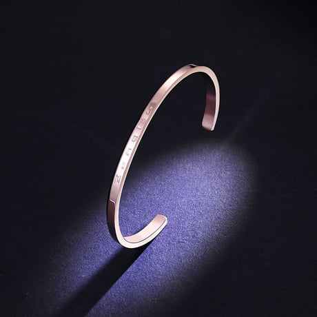 バングル 韓国アクセサリー レディース ブレスレット 金属アレルギー対応 ピンクゴールド イエローゴールド チタン ジュエリー DTC-547001955983