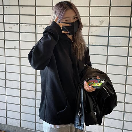 ユニセックス プルオーバー パーカー 女神 バックプリント オーバーサイズ 長袖 ルーズ カジュアル 韓国ファッション メンズ レディース ストリート系ファッション DTC-662243672553