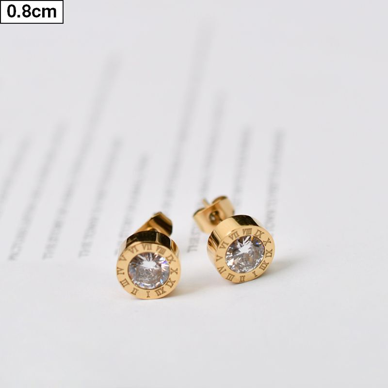 両耳 ピアス メンズ レディース スタッドピアス キャッチ式 CZ 金属