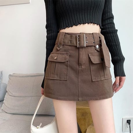 デニム ショートパンツ スカート風 ハイウエスト Aライン レトロ 韓国ファッション レディース 大人可愛い ガーリー カジュアル DTC-680226852680