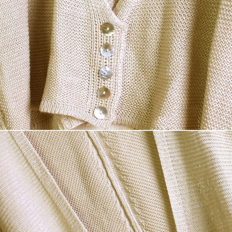 レディース カーディガン 薄手 ゆったり ドロップショルダー 体型カバー フェミニン UVケア 冷房対策 韓国ファッション (DCT-548444657239)