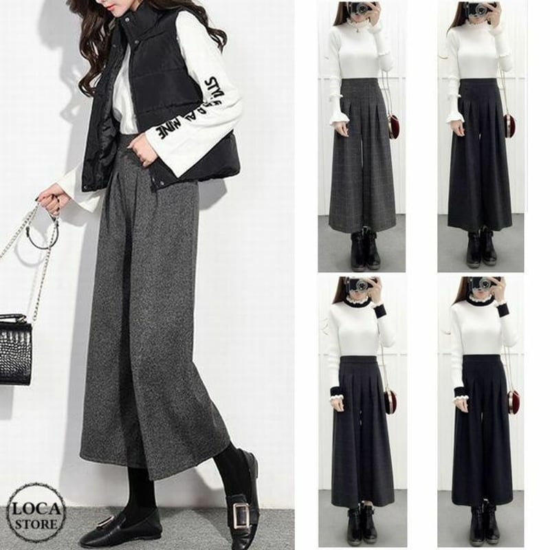 LOUIS VUITTON 七分丈 ガウチョ ハイウエストパンツ レディース LOUIS VUITTON 七分丈 ガウチョ ハイウエストパンツ レディース