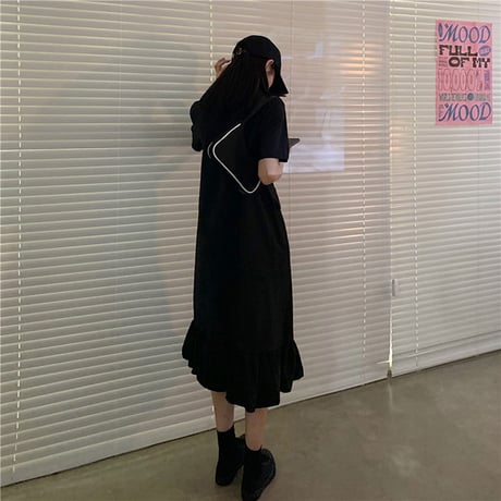 ジャケット風ワンピース マーメイドワンピース ダブルブレスト 韓国ファッション レディース ワンピース フリル シャツワンピース 大人可愛い ガーリー DTC-620840809771