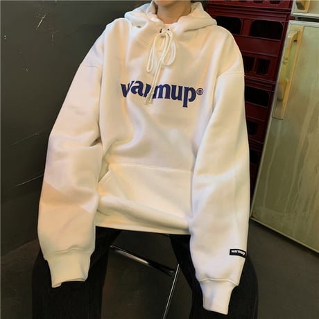 【選べる4カラー】 パーカー プルオーバー 裏起毛 韓国ファッション レディース ストリート系 大きいサイズ オーバーサイズ アウター 秋冬 秋 冬 (DTC-602901588624)