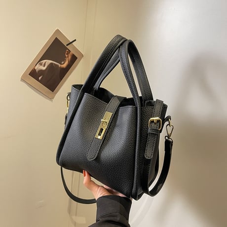 2wayバッグ ショルダーバッグ ハンドバッグ ミニバッグ PUレザー 肩掛け 斜め掛け スクエアバッグ バッグ シンプル 鞄 レトロ 韓国ファッション レディース DTCA-743866711201