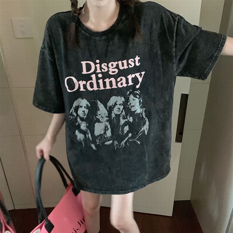 tシャツ 半袖 オーバーサイズ ゆったり 英字プリント 半袖Tシャツ 韓国 ... 『 CUNE 』ねこちゃんセーター/L/オーバーサイズ/ウール混