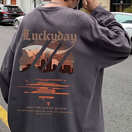 【3カラー】 ユニセックス Tシャツ 長袖 オーバーサイズ ロンT 韓国ファッション メンズ レディース カジュアル 韓国ストリートファッション DTC-683267574121
