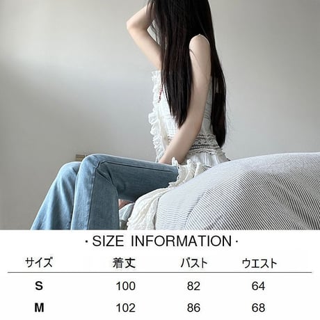 レース キャミソールワンピース キャミワンピース シアー フリル ロング丈 ルーズ レトロ 韓国ファッション レディース 大人可愛い ガーリー DTC-772945504323