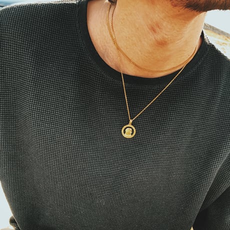 【HAWAIIANJEWELRY / ハワイアンジュエリー】 ネックレス マリア ペンダント メンズ レディース 金属アレルギー対応 サージカル ステンレス インスタ (gps81193)