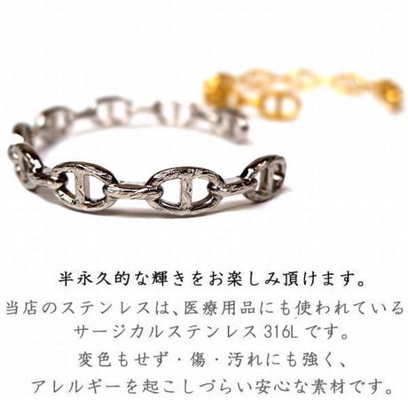 ハワイアンジュエリー バングル マリン メンズ レディース 金属アレルギー対応 サージカル ステンレス PVD スチールシルバー イエローゴールド プレゼント インスタ gbg8153