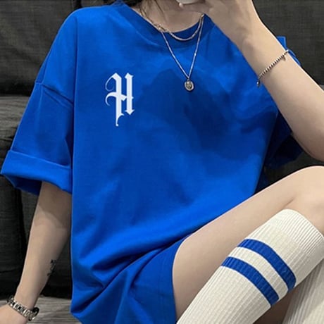 【3カラー】 ユニセックス Tシャツ 半袖 バックプリント オーバーサイズ 韓国ファッション メンズ レディース レトロ カジュアル 韓国ストリート系ファッション DTC-677170781020
