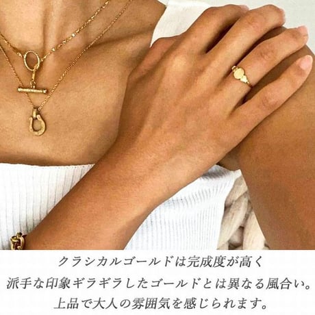 ハワイアンジュエリー ネックレス ホースシュー 金属アレルギー対応 リバーシブル ミドルサイズ ハワジュ メンズ レディース サージカルステンレス シルバー イエローゴールド gps81137