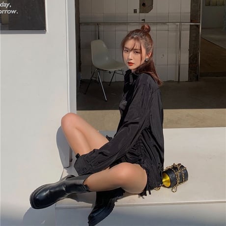 ギャザー シャツ ブラウス 絞り上げ 韓国ファッション レディース 長袖 トップス ゆったり 大人可愛い ガーリー DTC-618953320170