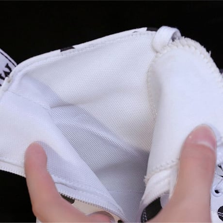 厚底キャンバススニーカー 22.5～24.5cm ハイカット シューレース サイドファスナー ベーシック カジュアル 大人可愛い ガーリーDTC-650901386927