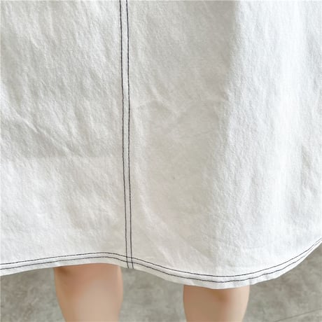 フェイクレイヤード ワンピース Tシャツ ドッキングワンピース ミニ丈 バイカラー ルーズ 半袖 レトロ 大人可愛い ガーリー 韓国ファッション レディース DTC-678993747695
