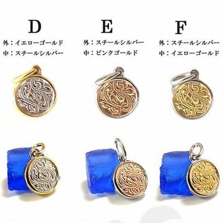 ハワイアンジュエリー ネックレス 金属アレルギー対応 メダル コイン メンズ レディース サージカルステンレス ペンダント ピンクゴールド ゴールド シルバー gps8562