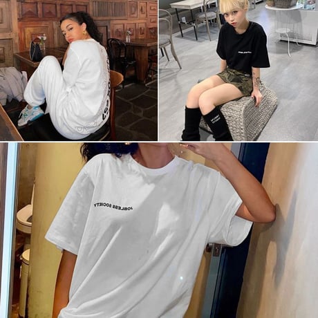 ユニセックス Tシャツ 半袖 メンズ レディース ラウンドネック シンプル 英字 バックプリント オーバーサイズ 大きいサイズ ルーズ ストリート TBN-623334847850
