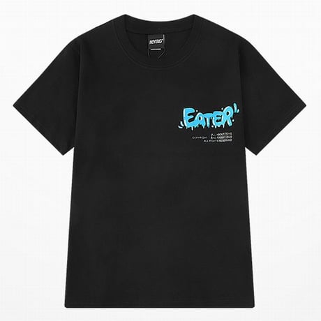 ユニセックス Tシャツ 半袖 メンズ レディース ラウンドネック EATER ラビット うさぎ バックプリント オーバーサイズ 大きいサイズ ルーズ ストリート TBN-622752800808