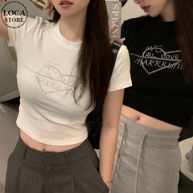 【TAN】クロップド丈Tシャツ/CLING FILM CROPPED TEE OUTLET】Roxy BEACH LOVE ウィメンズ 半袖Tシャツ クロップド丈 丈短め