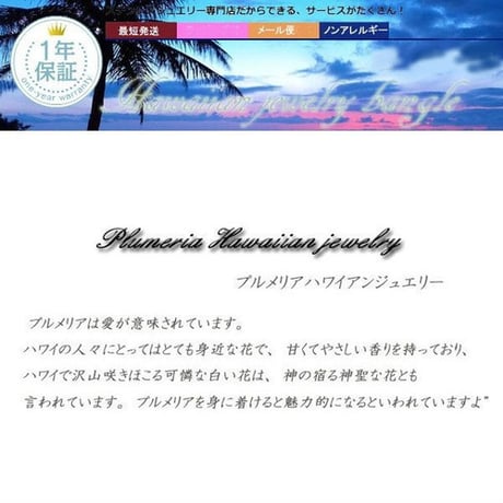 【ハワイアンジュエリー / HawaiianJewelry】 プルメリア ネックレス/ペンダント シェル メンズ レディース ペア (gps8962)