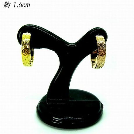※数量限定特価!!【片耳用】ハワイアンジュエリー ピアス フープピアス インスタ (ropi02)