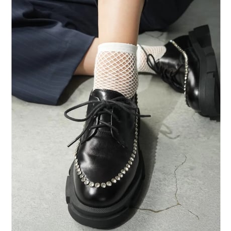 MANA マナ スタッズ付きレースアップシューズ | RICCA☆