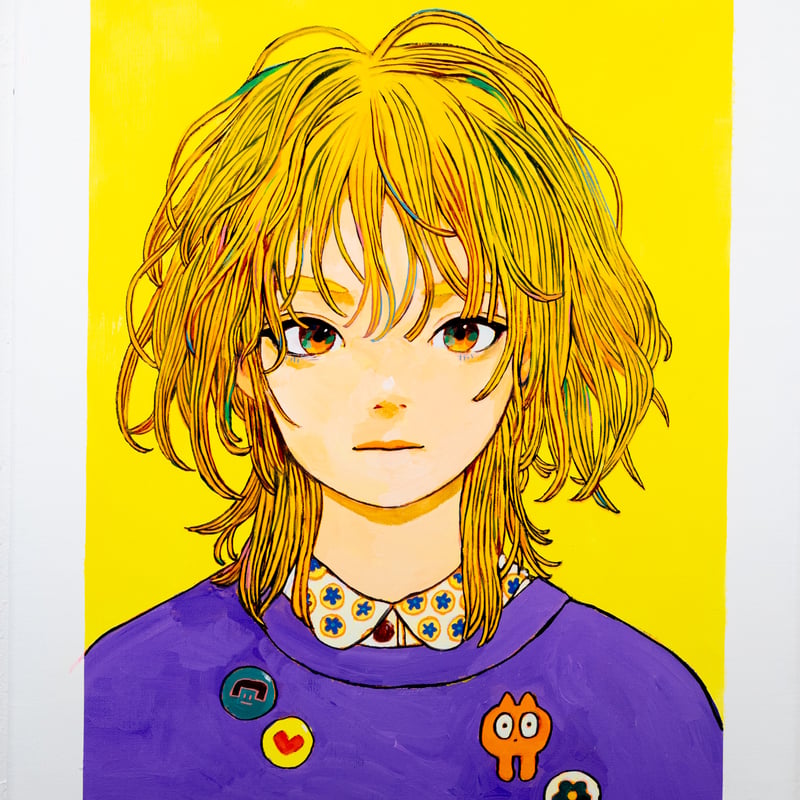 一点物　ざしきわらし　イラスト原画　キャンバス　未使用 原画(Original illustration) I / ざしきわらし | GALLERY