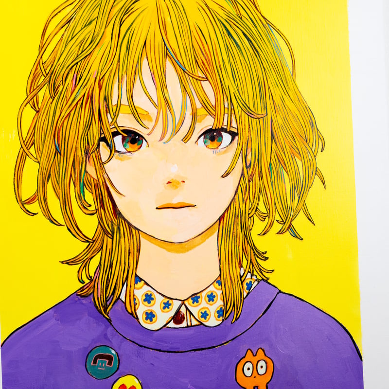 一点物　ざしきわらし　イラスト原画　キャンバス　未使用 原画(Original illustration) I / ざしきわらし | GALLERY