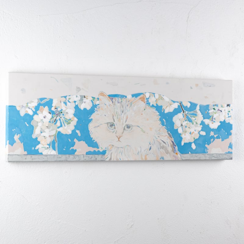 日本畫 谷崎潤郎 版畫 額裝 長43cm 幅 33cm 谷井 里咲 / 桜のすきま | GALLERY IRO - ONLINE STORE