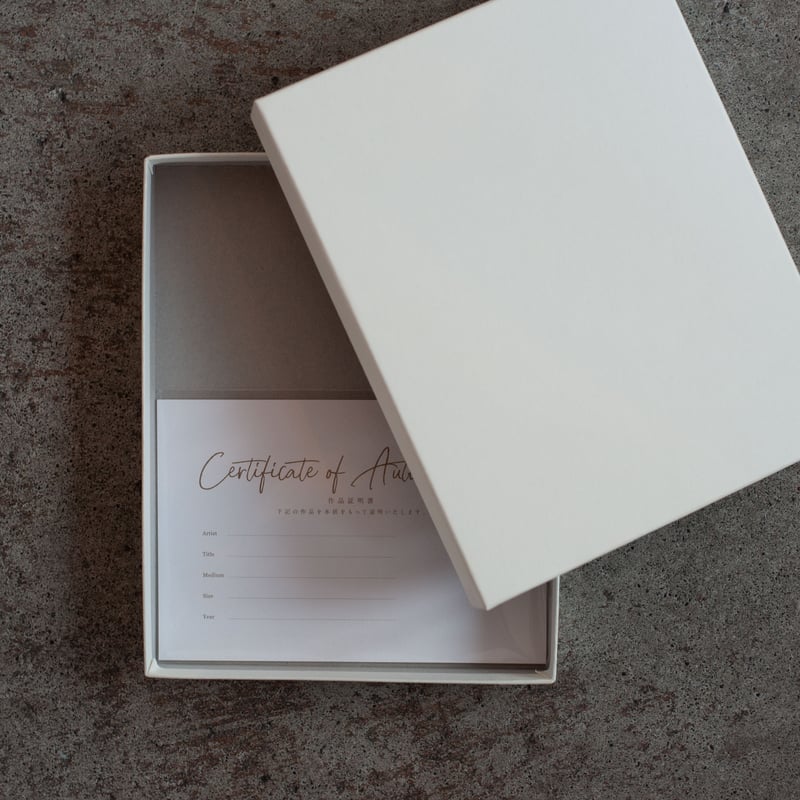 作品証明書 用紙 10枚 | GALLERY IRO - ONLINE STORE
