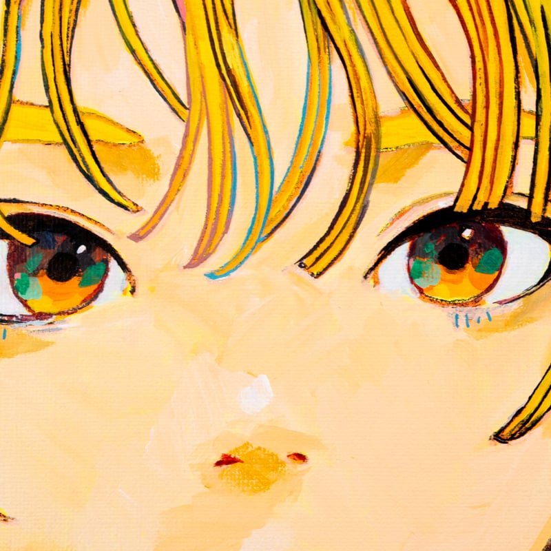一点物　ざしきわらし　イラスト原画　キャンバス　未使用 原画(Original illustration) F / ざしきわらし | GALLERY