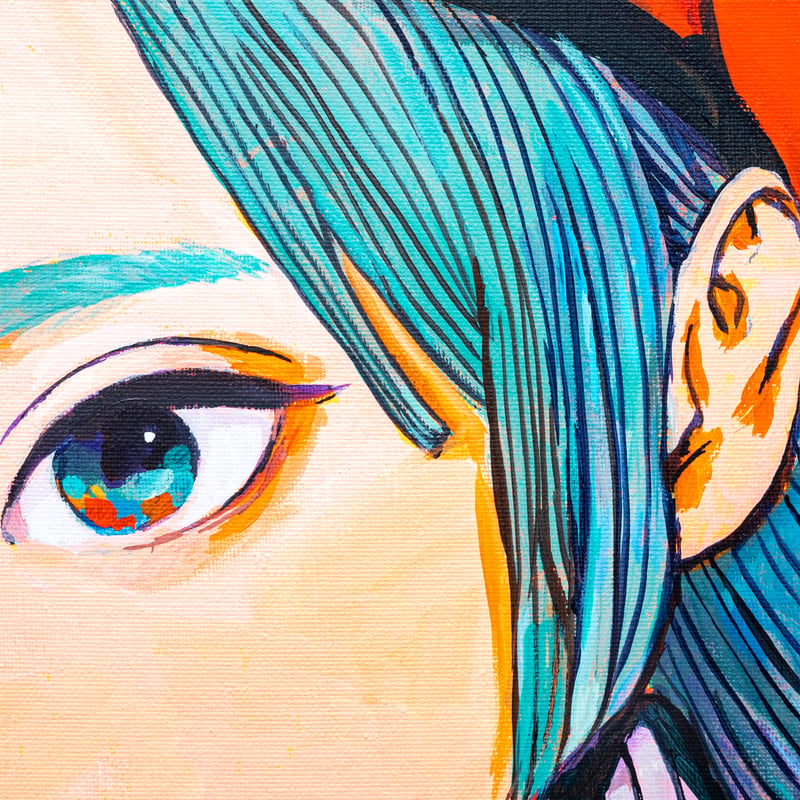 原画(Original illustration) ライブペイント(live painting