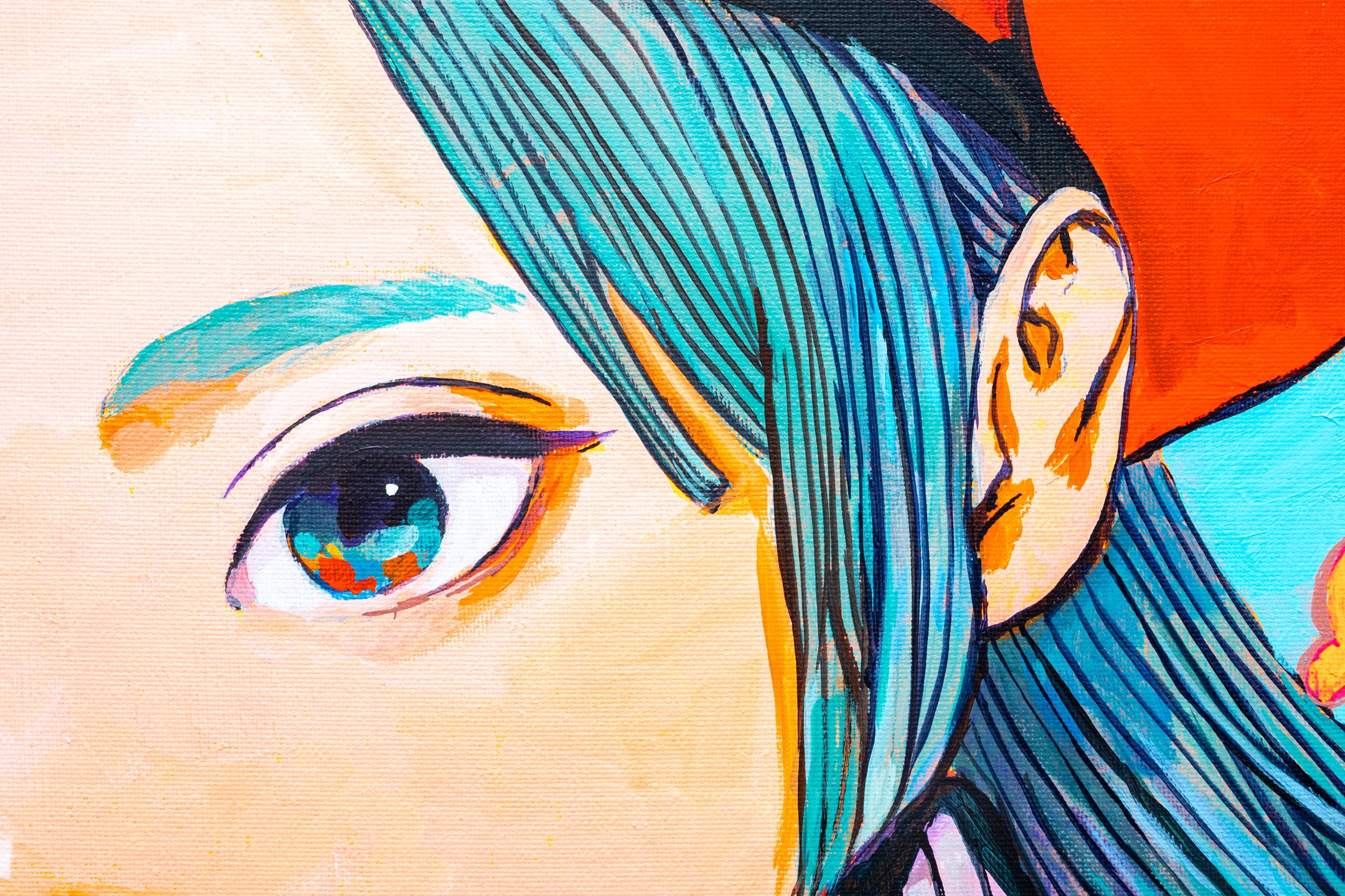 フクザワさん ライブペイント 原画 原画(Original illustration) ライブペイント(live painting