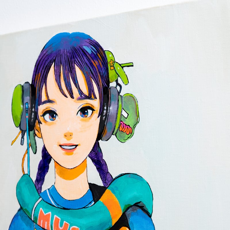 店頭売約済】原画(Original illustration) ライブペイント(live p