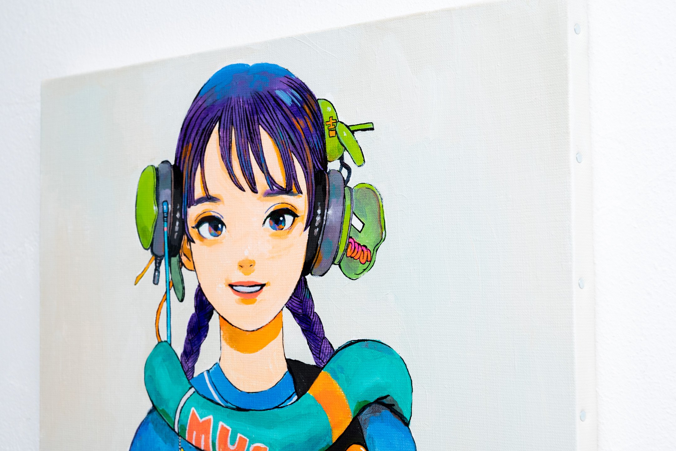 店頭売約済】原画(Original illustration) ライブペイント(live p