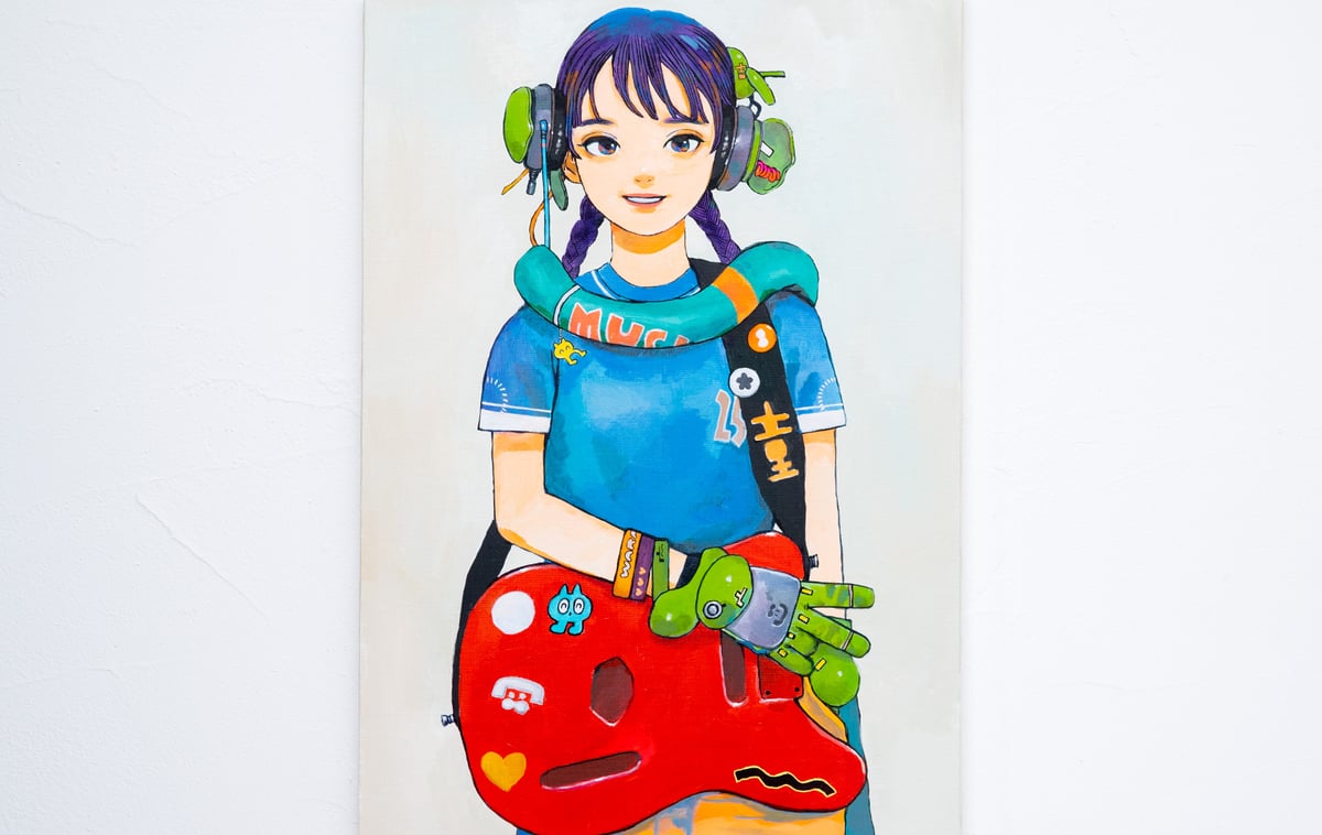 店頭売約済】原画(Original illustration) ライブペイント(live p