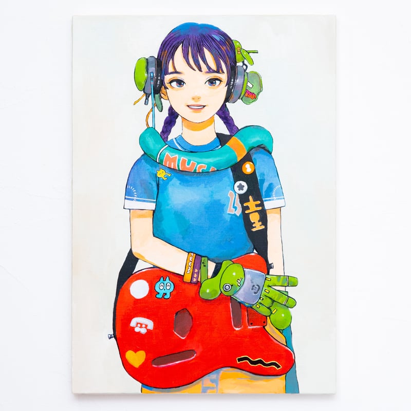 店頭売約済】原画(Original illustration) ライブペイント(live p