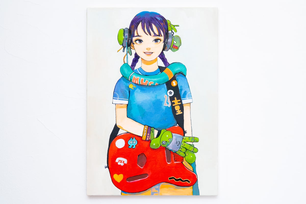 フクザワさん ライブペイント 原画 店頭売約済】原画(Original illustration) ライブペイント(live p