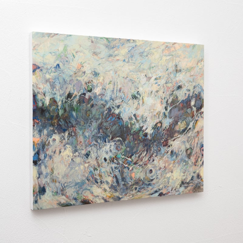 油絵　「出会い」 関戸みな - いつかの出会い | GALLERY IRO - ONLINE STORE