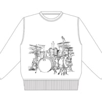JAZZ in FUCHU 2025 スウェット白地ーセピア