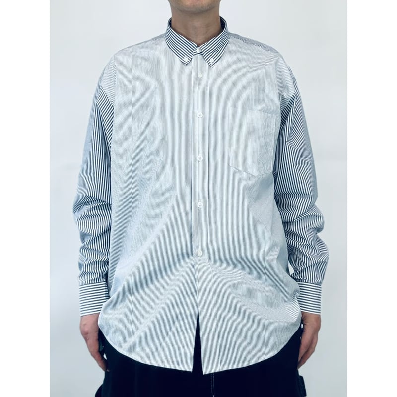 STUMPSTAMP THE BD SHIRT “SWITCHING STRIPE” | M