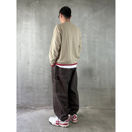 oddment  CUSTOM PAINTER PANTS / MONOURI EXCLUSIVE "BROWN"