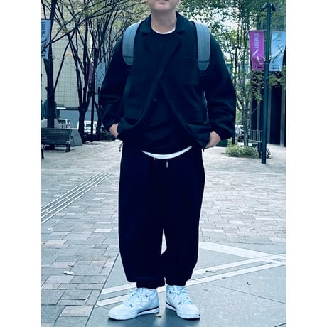 STUMPSTAMP TAILORED TRACK JACKET "WOOL"(BLACK)