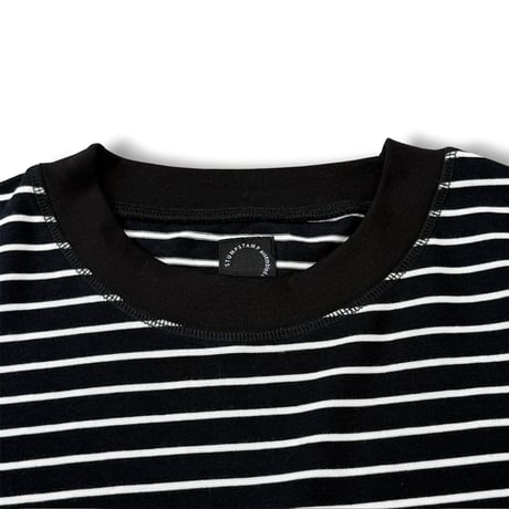 STUMPSTAMP BORDER WIDE T-SHIRT "BLACK”